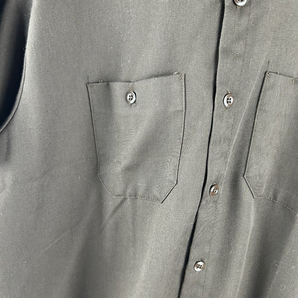 Vintage Big Ben Wrangler Shirt Mens XL Brown Work  Short Sleeve 90s - Picture 2 of 9